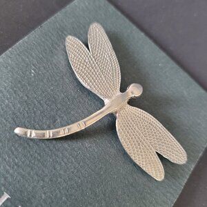 Lovell Designs Dragonfly Pin Pewter Silver
